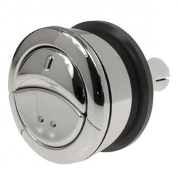 Wirquin Dual Flush Push Button to suit Jollyflush Valves Grey Backnut 10717795 Push Buttons Wirquin 100364