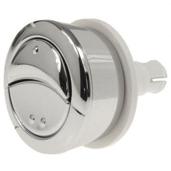 Wirquin Dual Flush Push Button to suit Jollyflush Valves White Backnut 19008001 Push Buttons Wirquin 100363