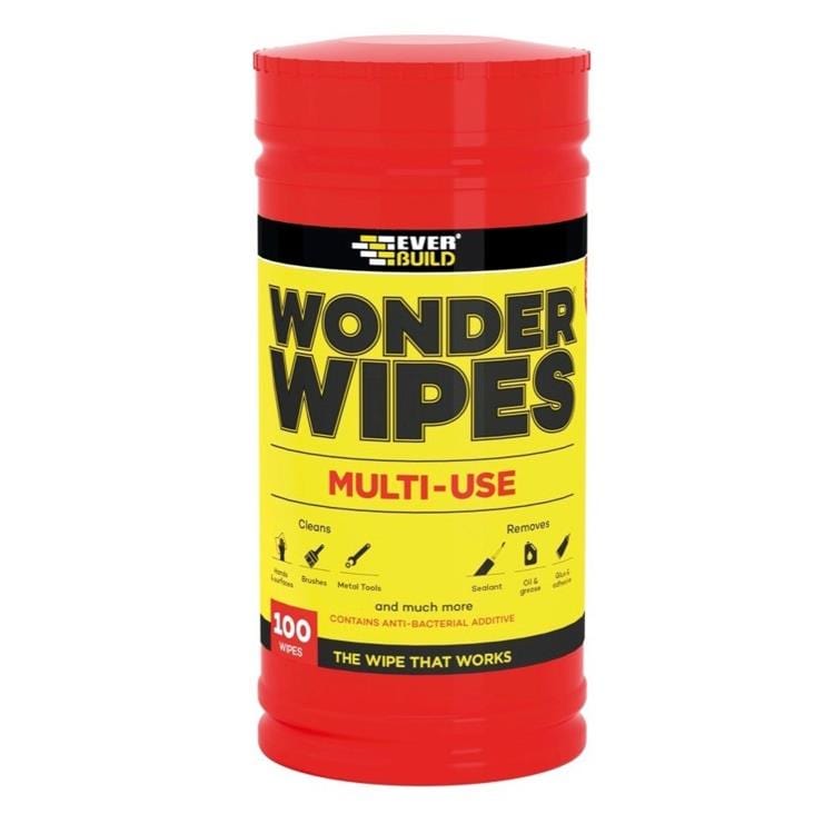 Wonder Wipes Tub Of 100 | Everbuild Service Item Everbuild 901923