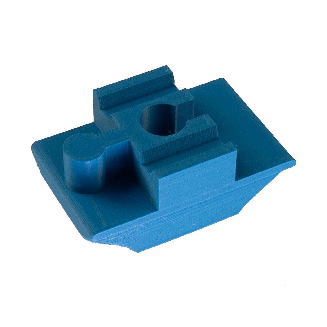 Wooden train track adapter compatible with Duplo and Brio fits onto 2 x 2 Brick Service Item Wayward Media 902083